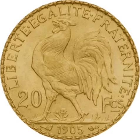 20 FRANCS COQ MARIANNE - CAP OR NUMISMATIQUE SETE 