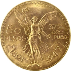 50 PESOS - CAP OR NUMISMATIQUE SETE 