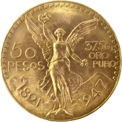 50 PESOS - CAP OR NUMISMATIQUE SETE 