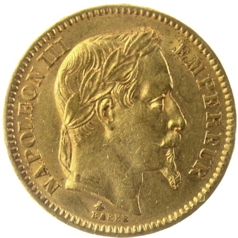 PIECE D‘OR 20 FRANCS NAPOLEON - CAP OR NUMISMATIQUE SETE 