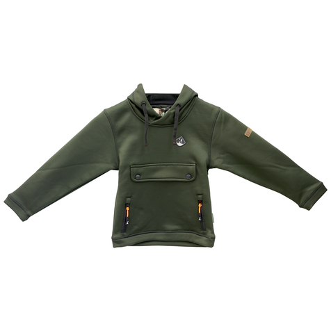 Pull-over vert avec capuche - Vêtement enfant de pêche et de chasse à Béziers 