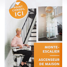 Monte-escalier Clermont L'Hérault - Ascenseur de maison Clermont L'Hérault  chez Comptoir Médical 