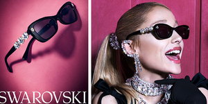 Opticien Prost Romand à Béziers vend des lunettes Swarovski pour les Fêtes.