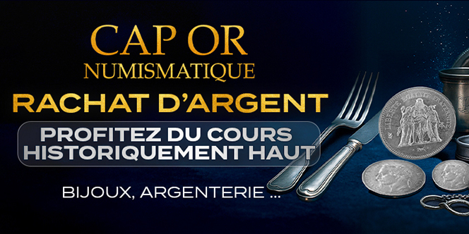 Rachat d'Argent à Sète chez Cap Or numismatique à Sète