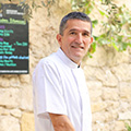 Le chef cuisinier du restaurant Le Patio Béziers est Fabrice Pons (® SAAM fabrice CHORT)