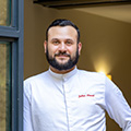 Le Patio à Béziers, restaurant de cuisine faite maison • son nouveau chef Julien Perard (® le patio)
