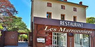 Les Marronniers à Lamalou-les-Bains est un restaurant de cuisine méditerranéenne faite maison à base de produits frais.(®SAAM fabrice CHORT)